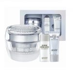 set kem dưỡng da ốc sên goodal premium snail tone up cream
