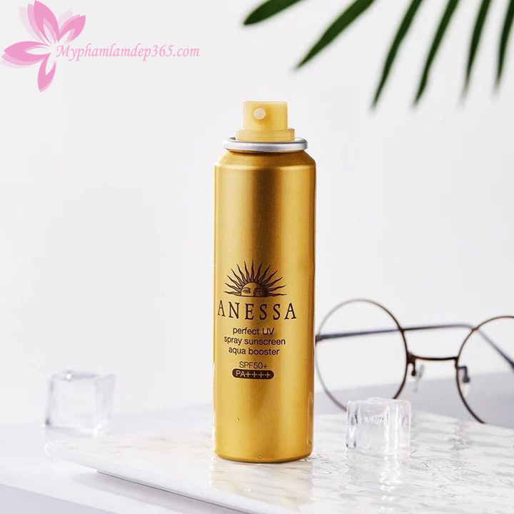 Xịt chống nắng Anessa perfect UV Spray Sunscreen Aqua Boster